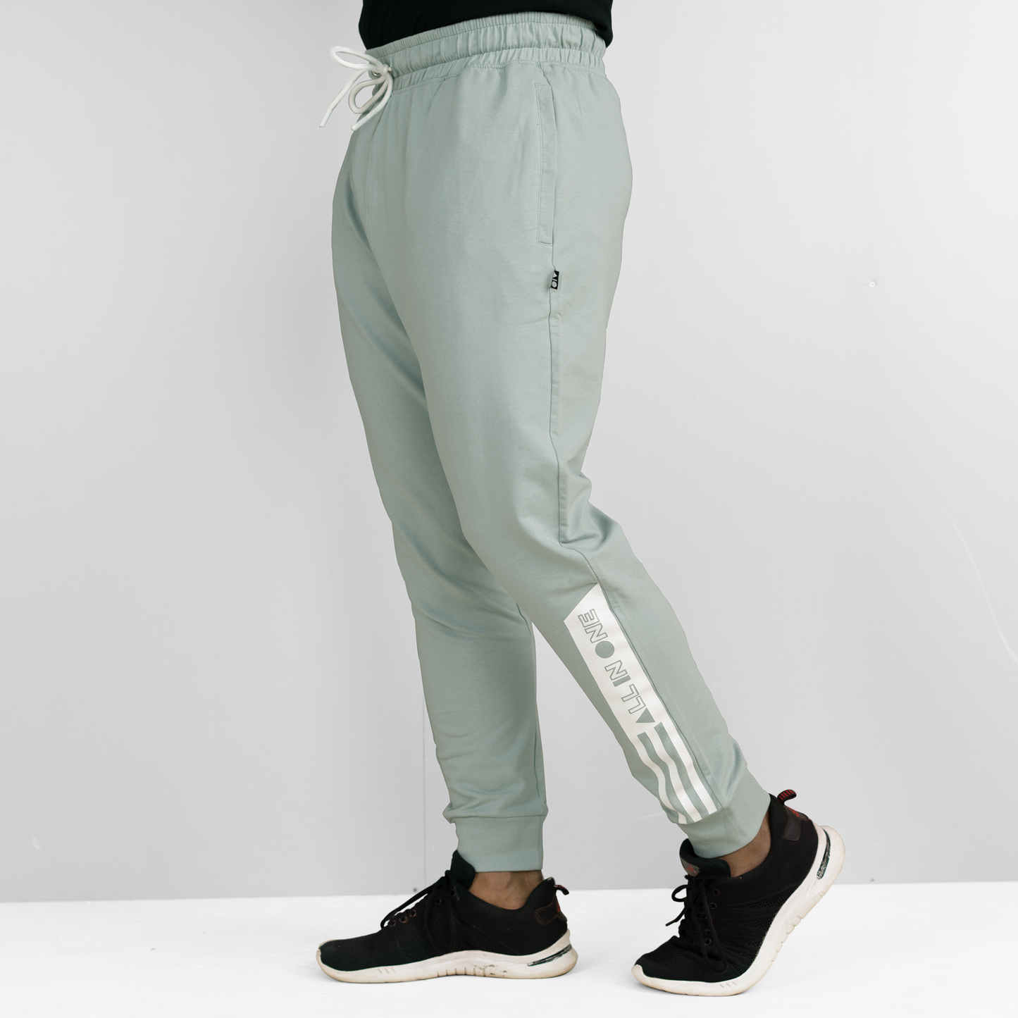 Men's Terry Cotton Joggers (Ash Blue)