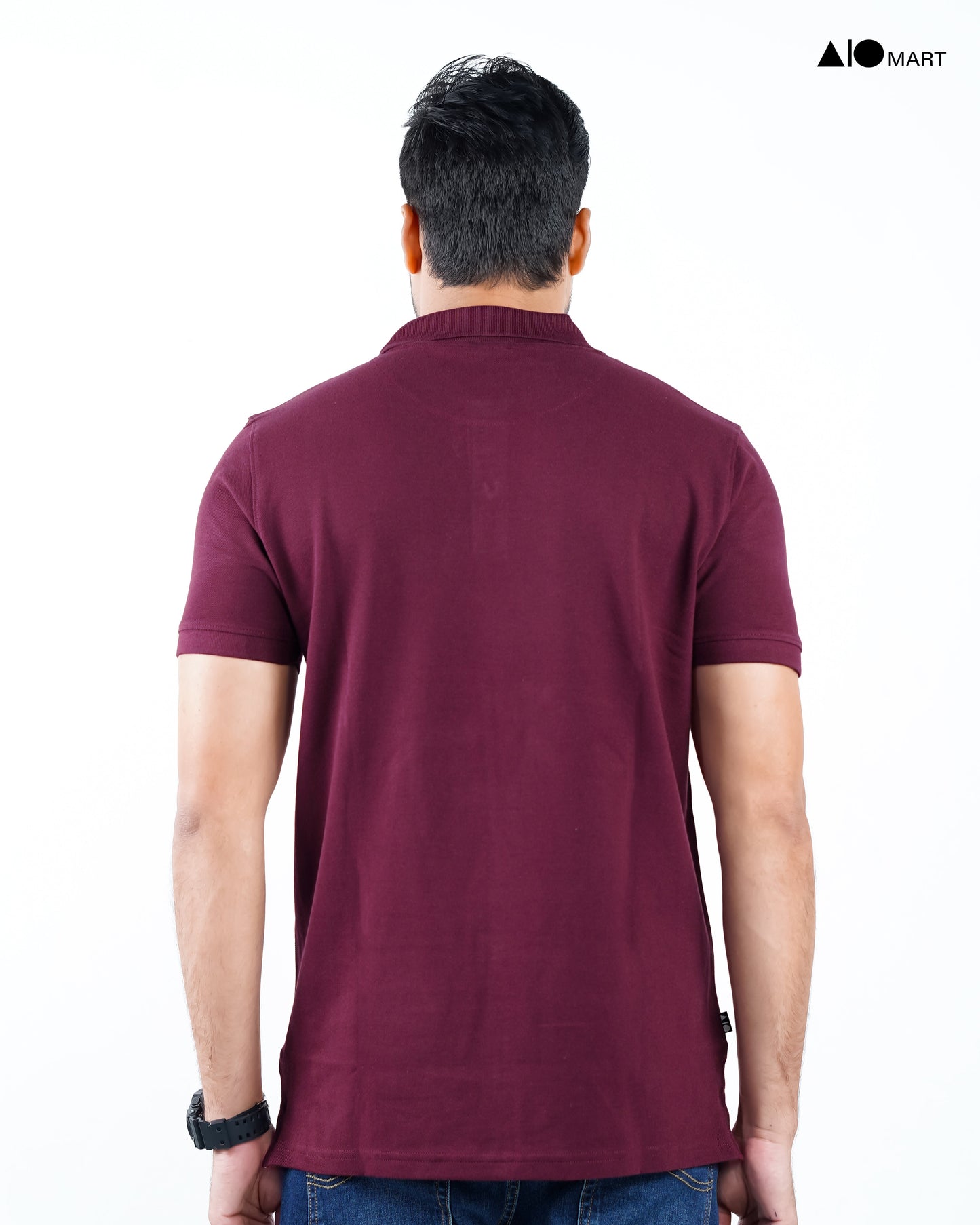 Men's Premium Polo Shirt (Maroon)