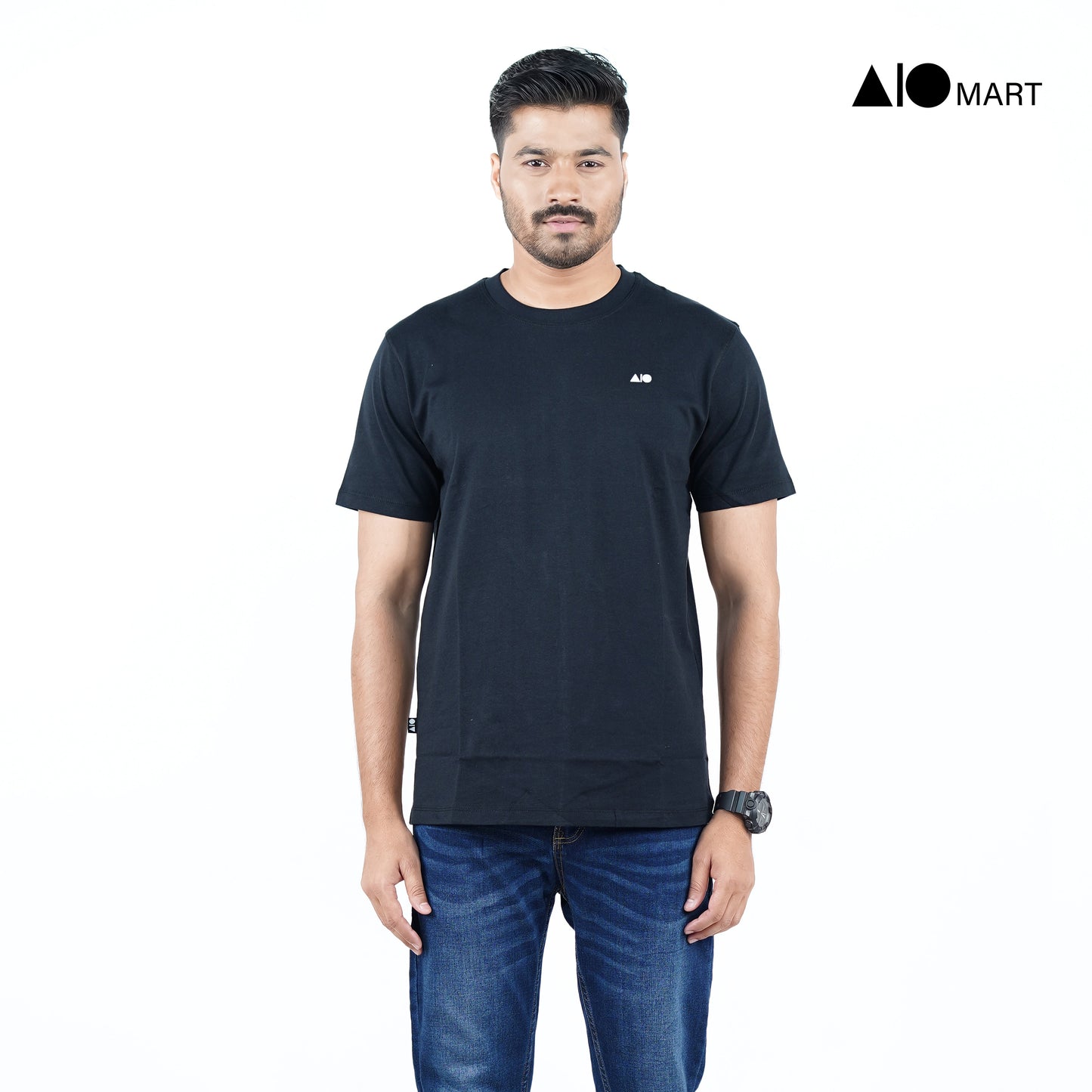 Men's Basic T-Shirt (Jet Black)