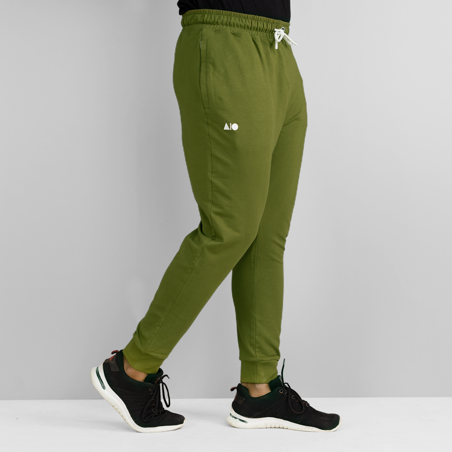 Men's Terry Cotton Joggers (Avocado)