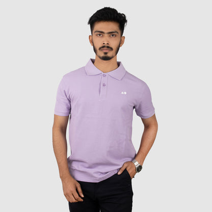 Men's Premium Polo Shirt (Purple Rose)