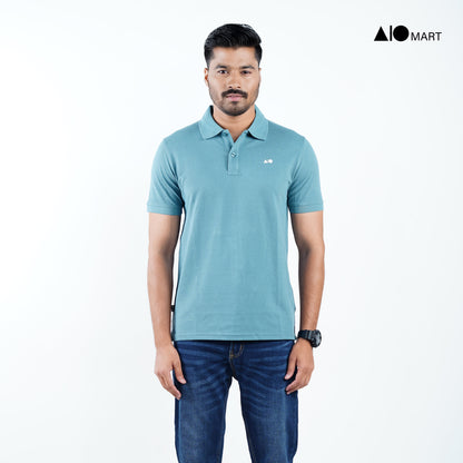 Men's Premium Polo Shirt (Deep Blue)