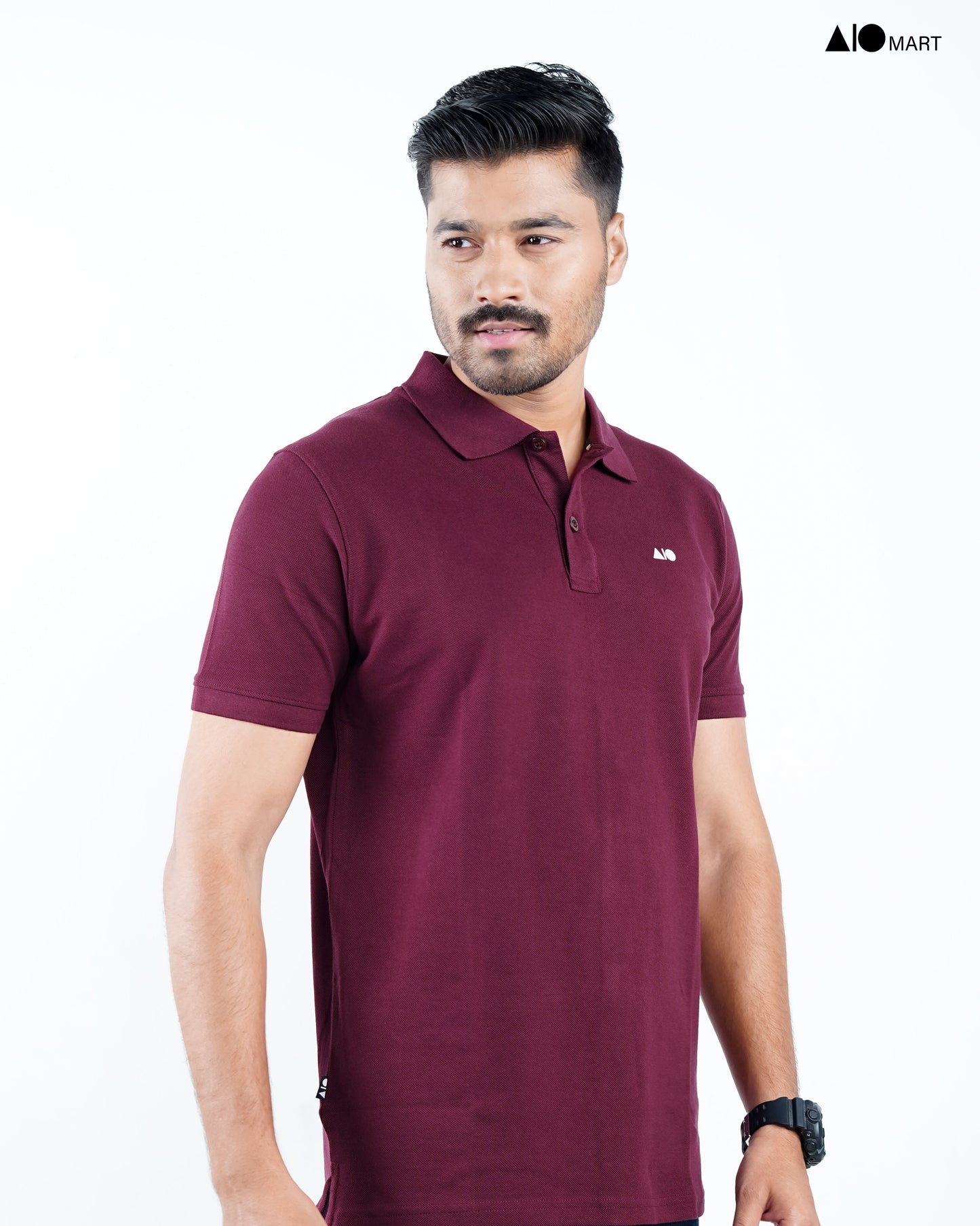 Men's Premium Polo Shirt (Maroon)