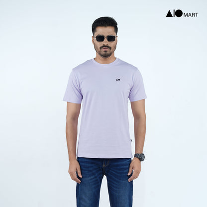 Men's Basic T-Shirt (Purple Rose)