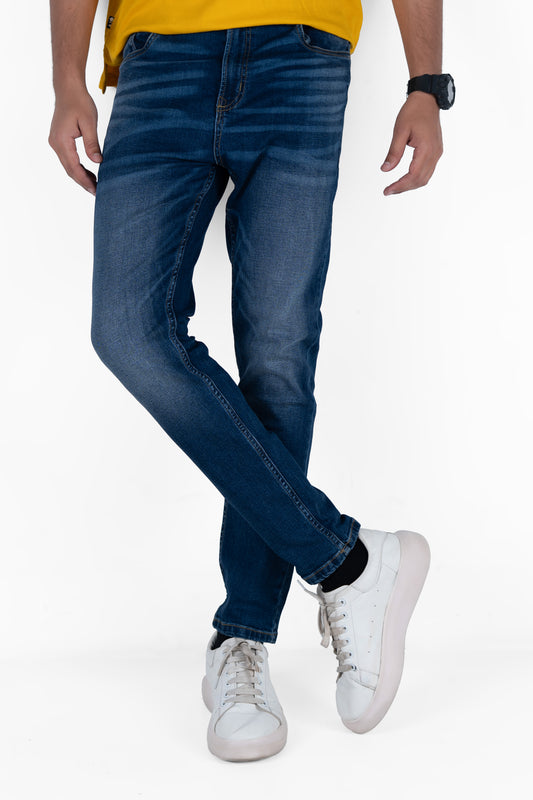 Men's Premium Denim Pant (Mid Indigo Denim)