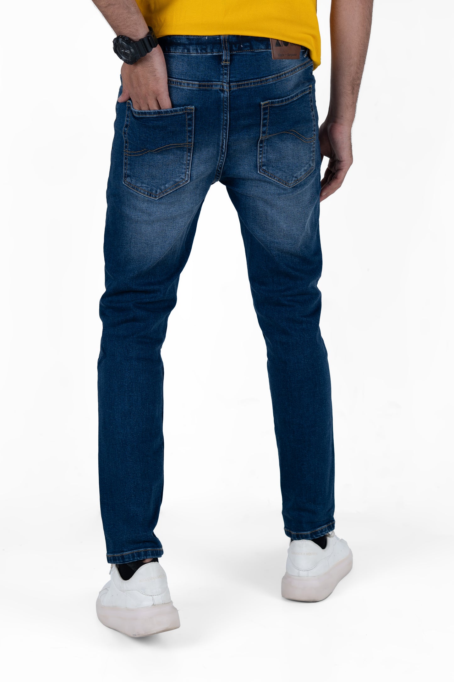 Men's Premium Denim Pant (Mid Indigo Denim)