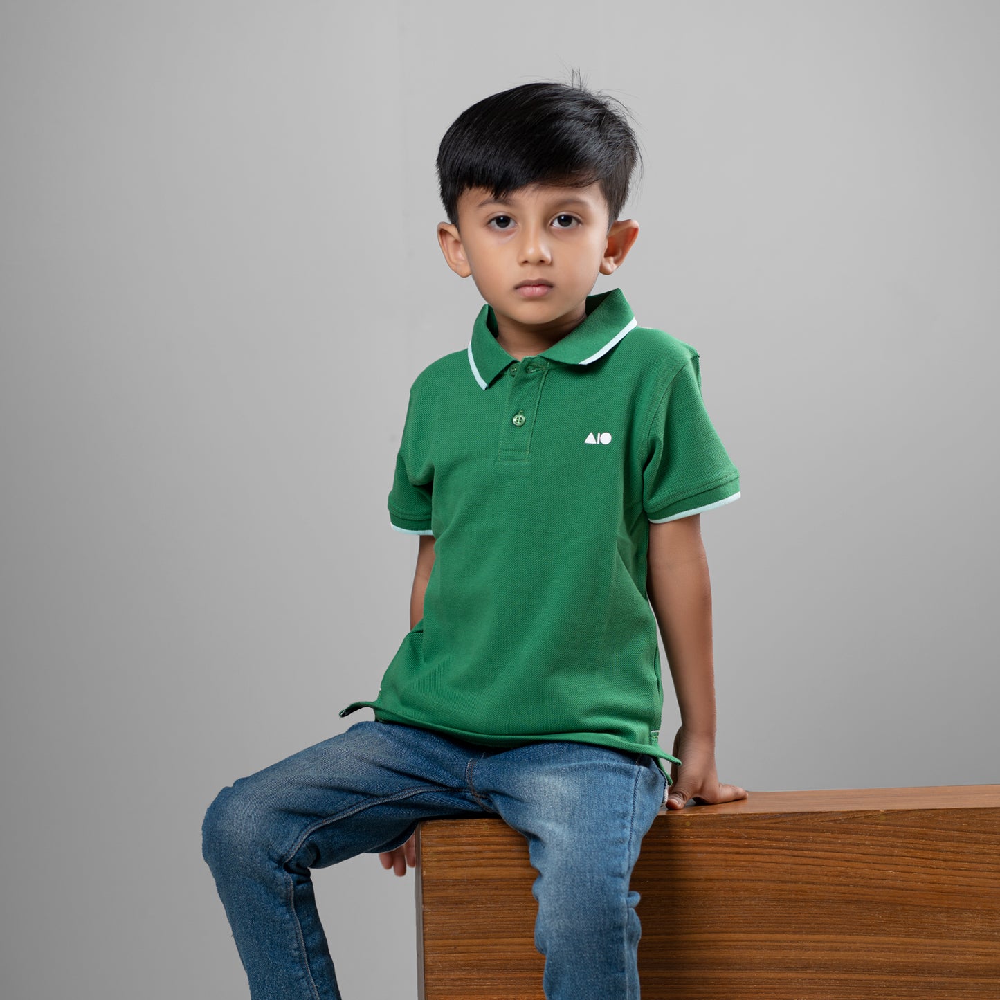 Kid's Polo Shirt - Any 3 From (Red, Green, Blue, Orange & Yellow)