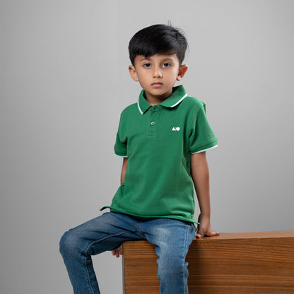 Kid's Polo Shirt - Any 3 From (Red, Green, Blue, Orange & Yellow)