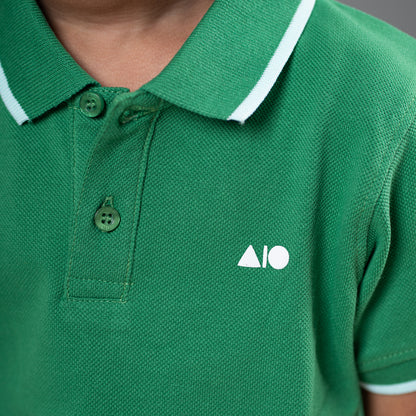 Kid's Polo Shirt - Any 3 From (Red, Green, Blue, Orange & Yellow)