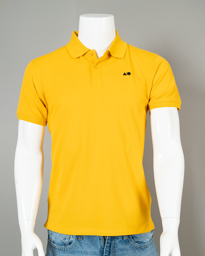 Men's Premium Polo Shirt (Yellow)