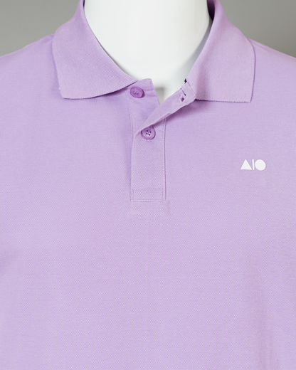 Men's Premium Polo Shirt (Purple Rose)