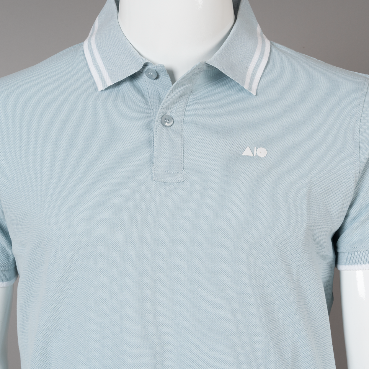 Men's Tipping Polo Shirt - Combo (Wine, Sky Blue & Forest Green)