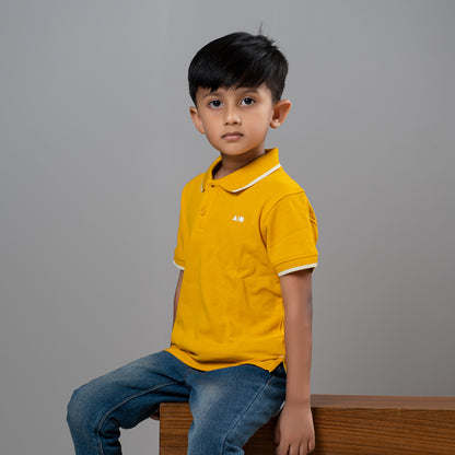 Kid's Polo Shirt - Any 3 From (Red, Green, Blue, Orange & Yellow)