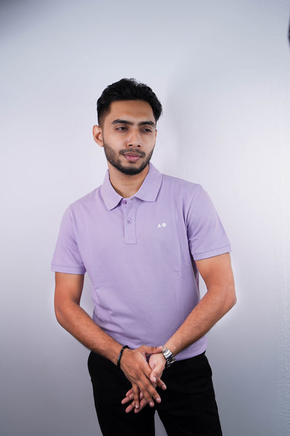 Men's Premium Polo Shirt (Purple Rose)