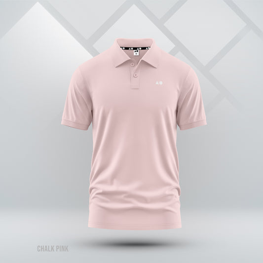 Men's Premium Polo Shirt (Chalk Pink)