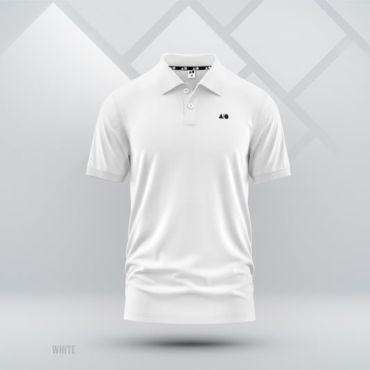 Men's Premium Polo Shirt (White)